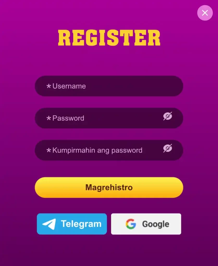 JL678 Secure online casino registration form with login option, access to casino games, and mobile app download for convenient gaming