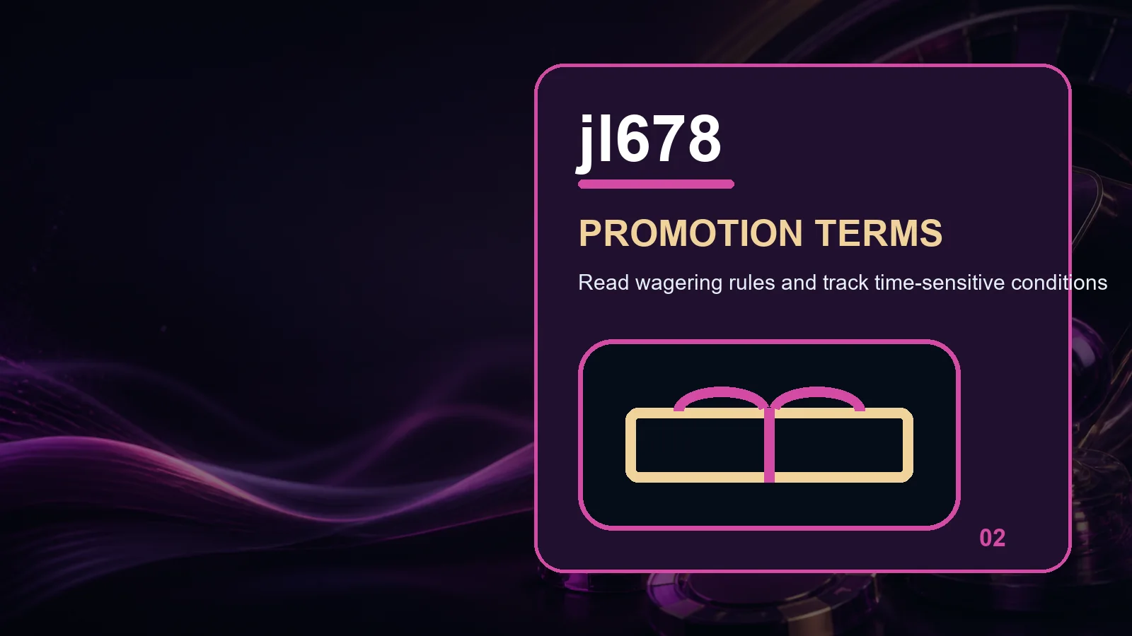 jl678 promotions full-width visual guide 2